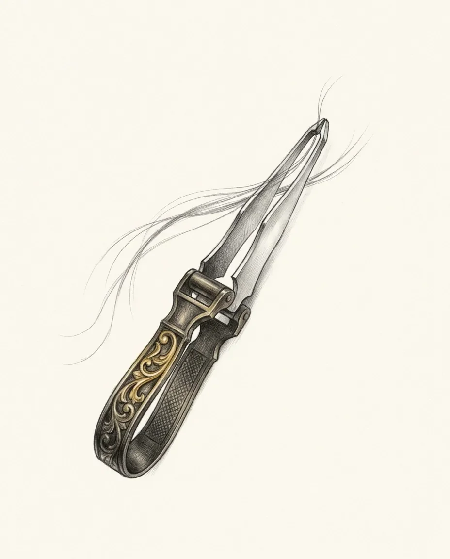 Graphite artwork symbolising Hair Pulling