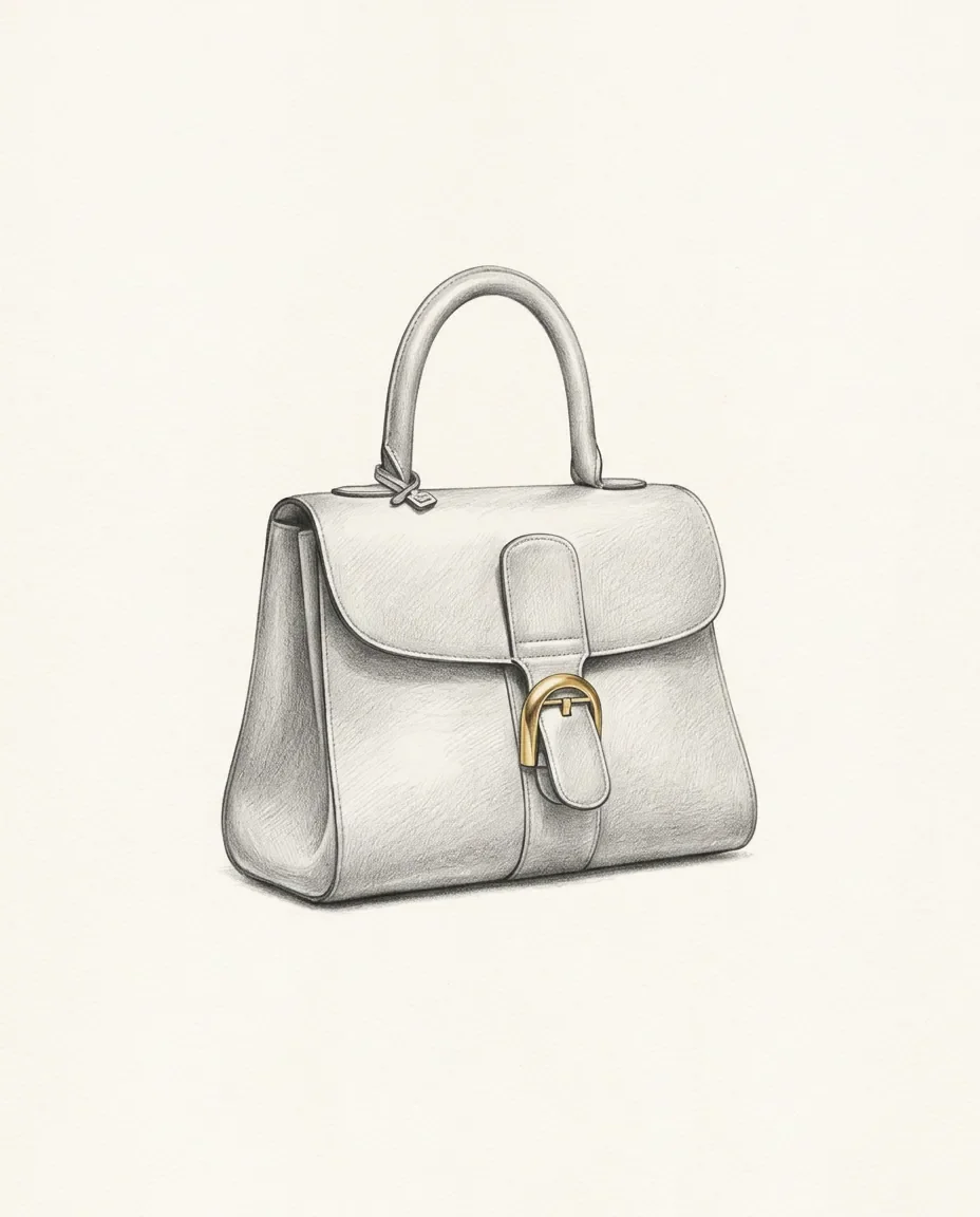 Graphite artwork symbolising Handbag Fetish