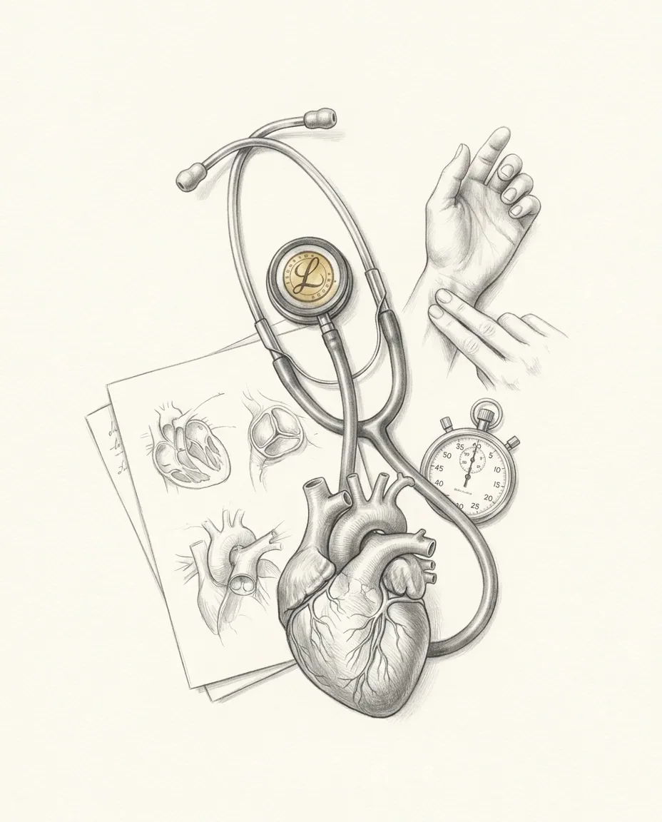 Graphite artwork symbolising Heartbeat Fetish