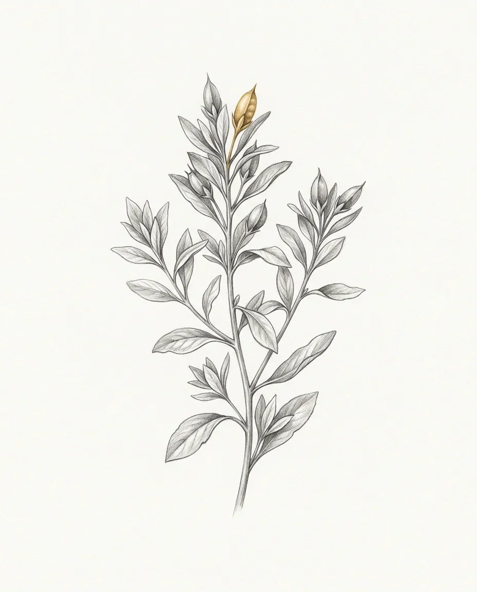 Graphite artwork symbolising Hierophilia (Sacred Objects)