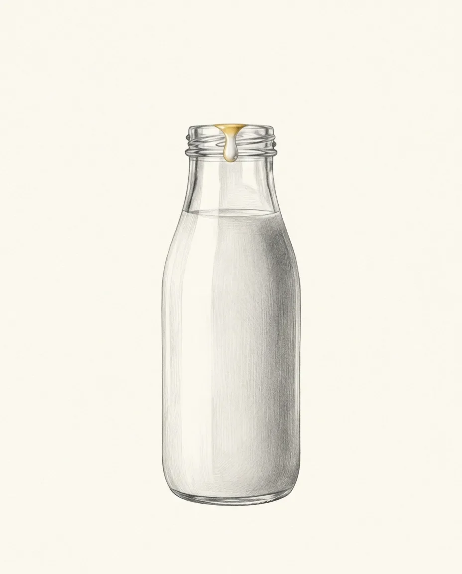 Graphite artwork symbolising Lactation Fetish