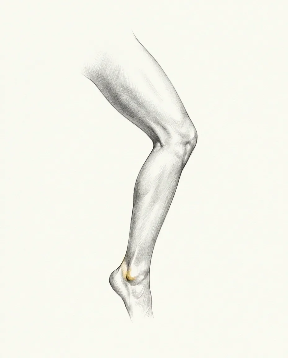 Graphite artwork symbolising Leg Fetish