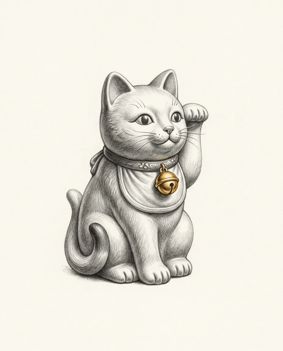 Graphite artwork symbolising Lucky Charm