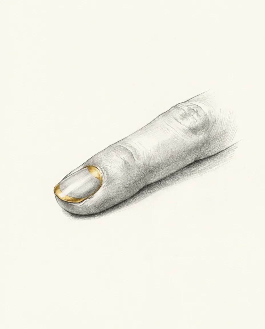 Graphite artwork symbolising Nail Fetish