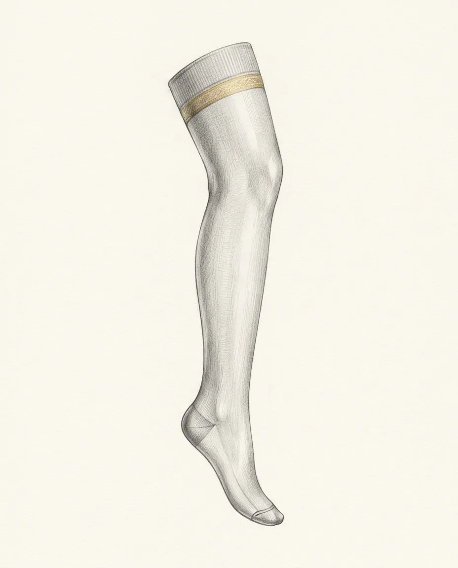Graphite artwork symbolising Nylon Fetish