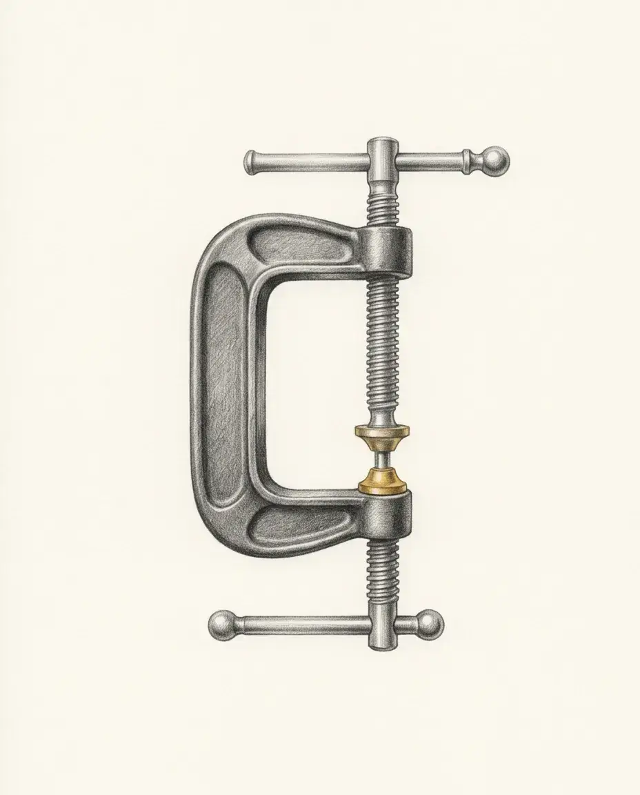 Graphite plate — Pinching and Clamping