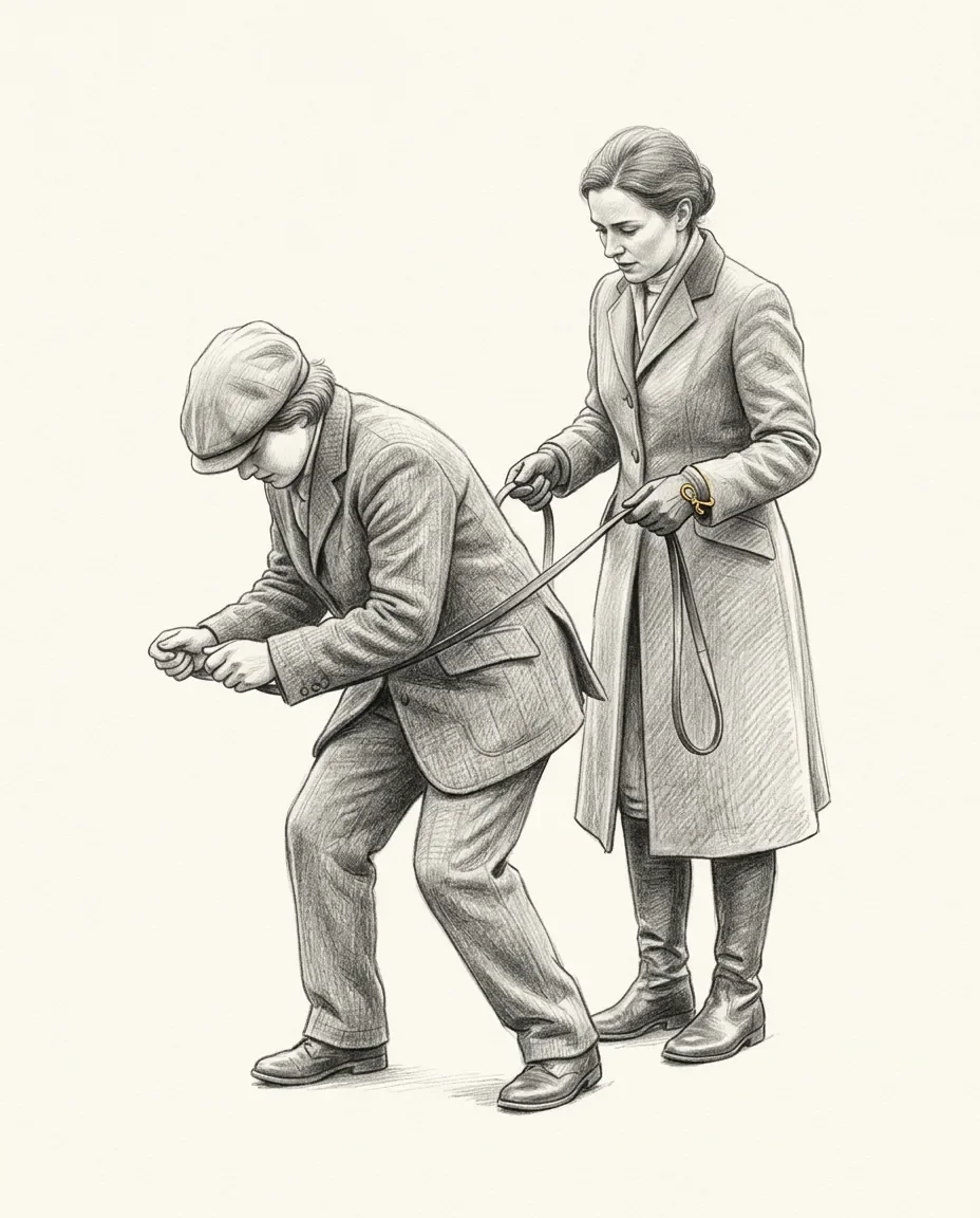 Graphite artwork symbolising Pony Play