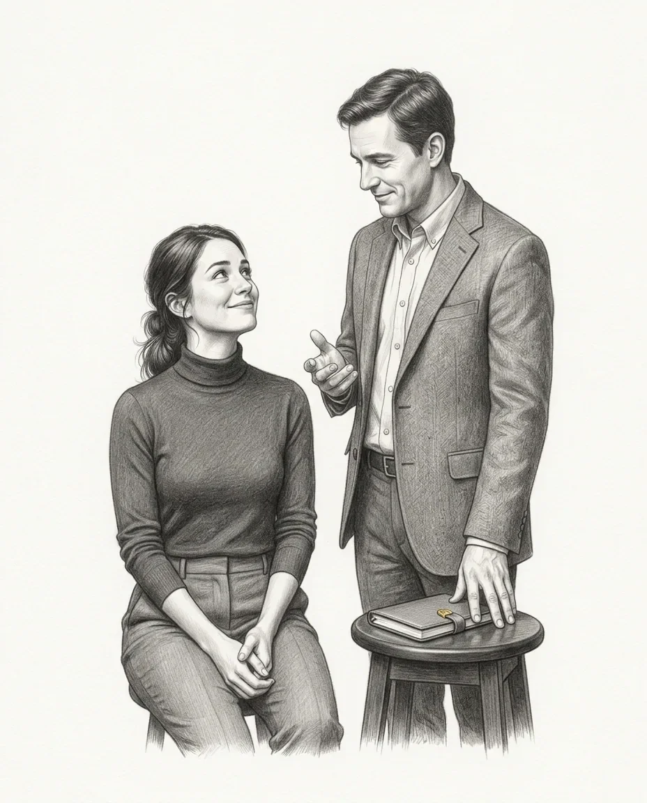 Graphite artwork symbolising Praise Kink