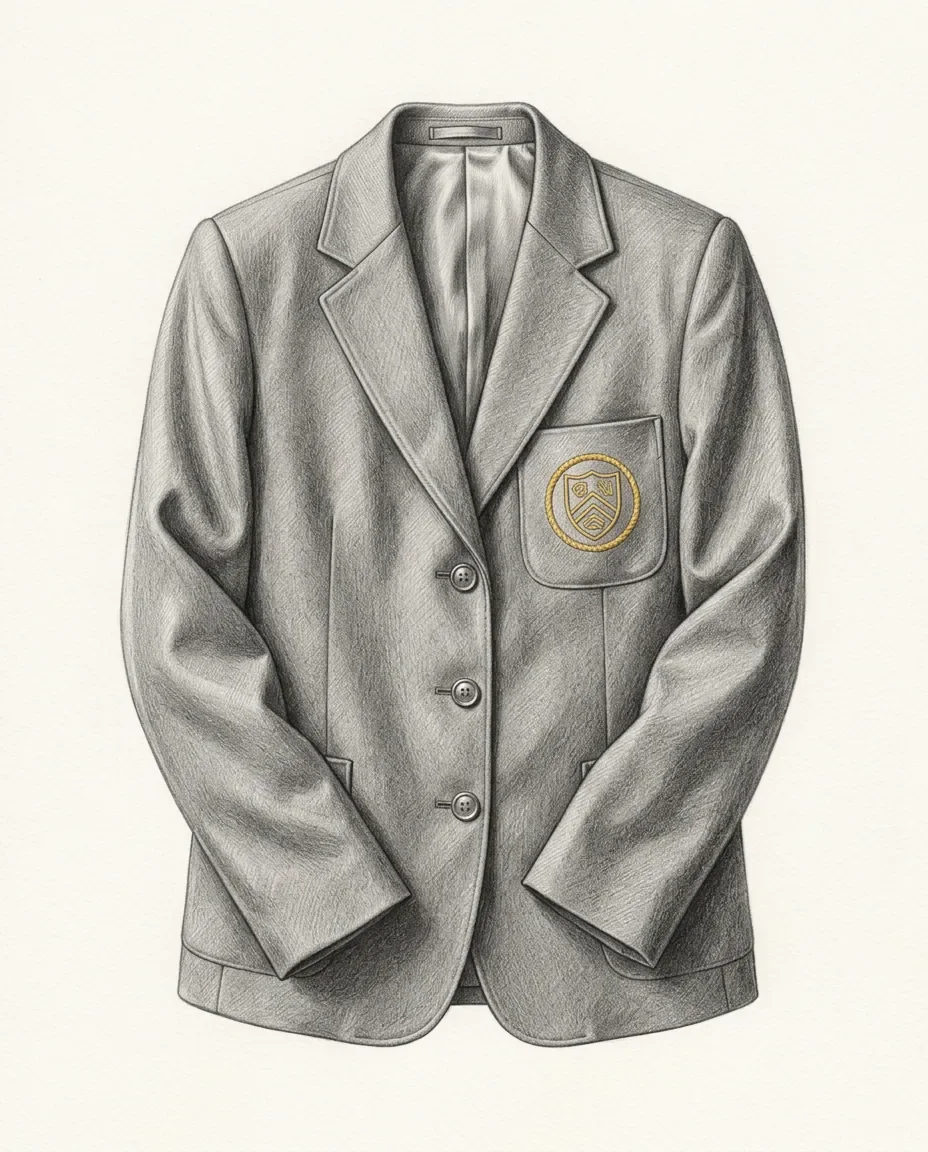 Graphite artwork symbolising Schoolgirl Uniform Fetish