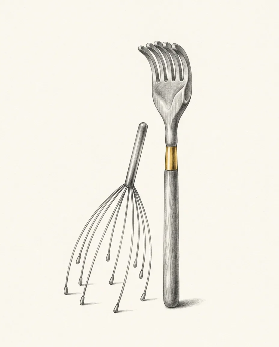 Graphite artwork symbolising Scratching