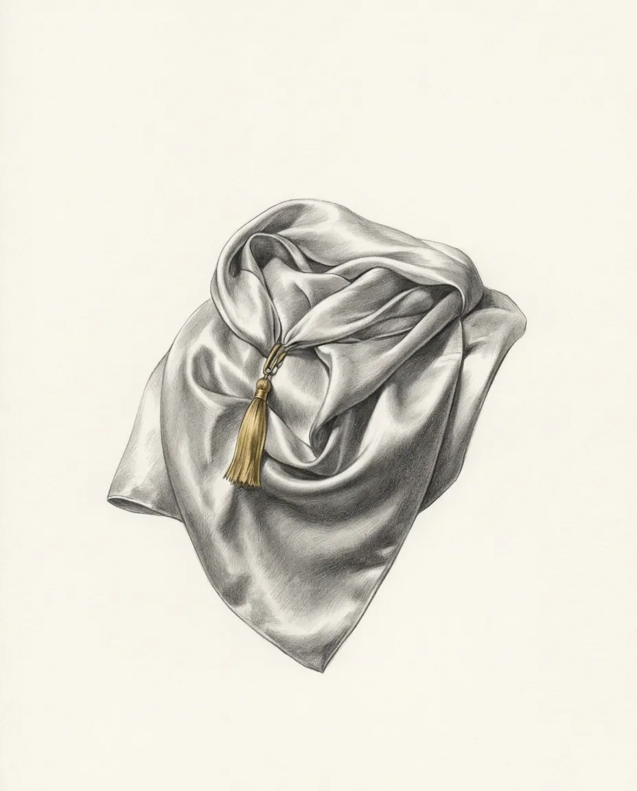 Graphite artwork symbolising Silk Fetish