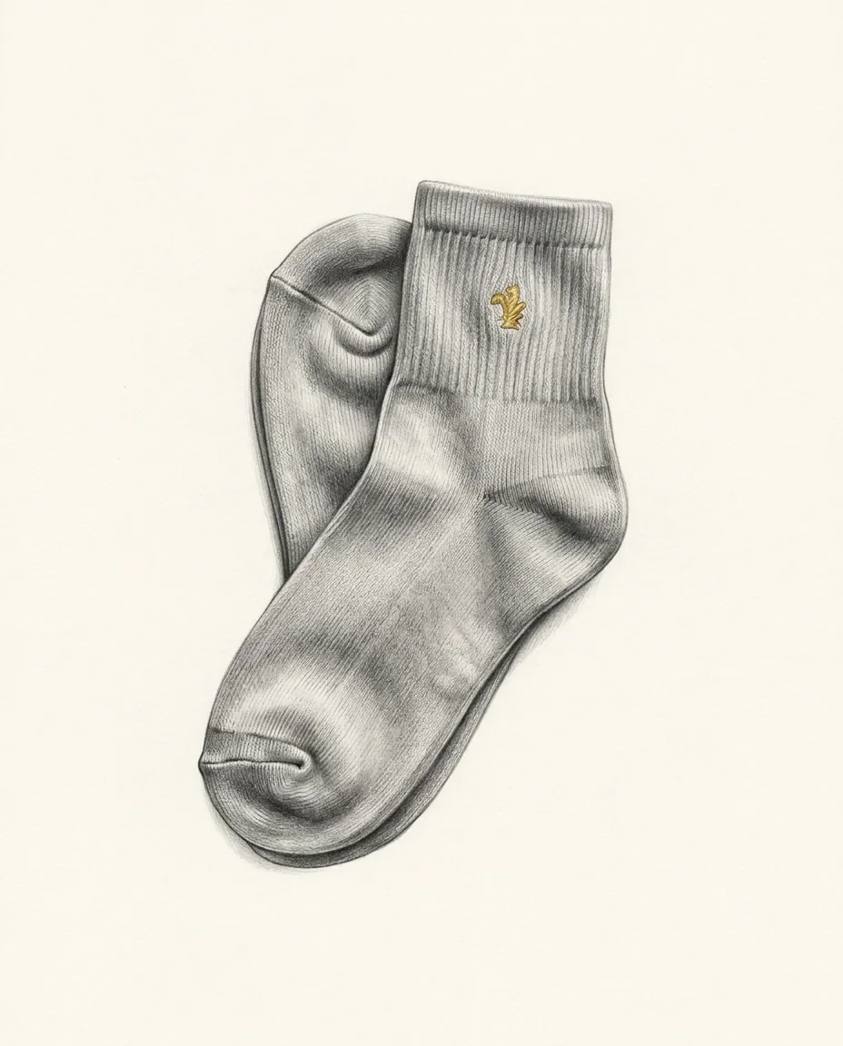 Graphite artwork symbolising Sock Fetish
