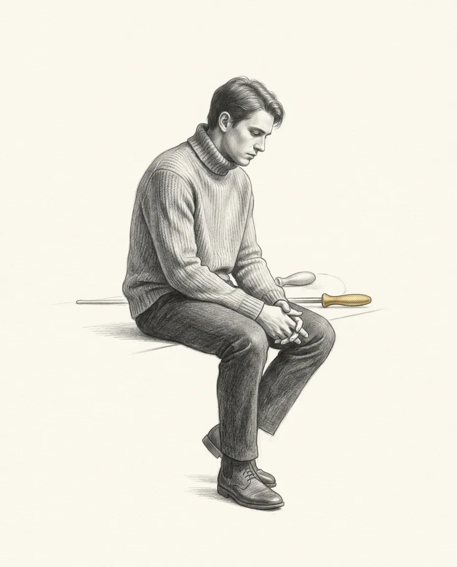 Graphite artwork symbolising Spitroasting
