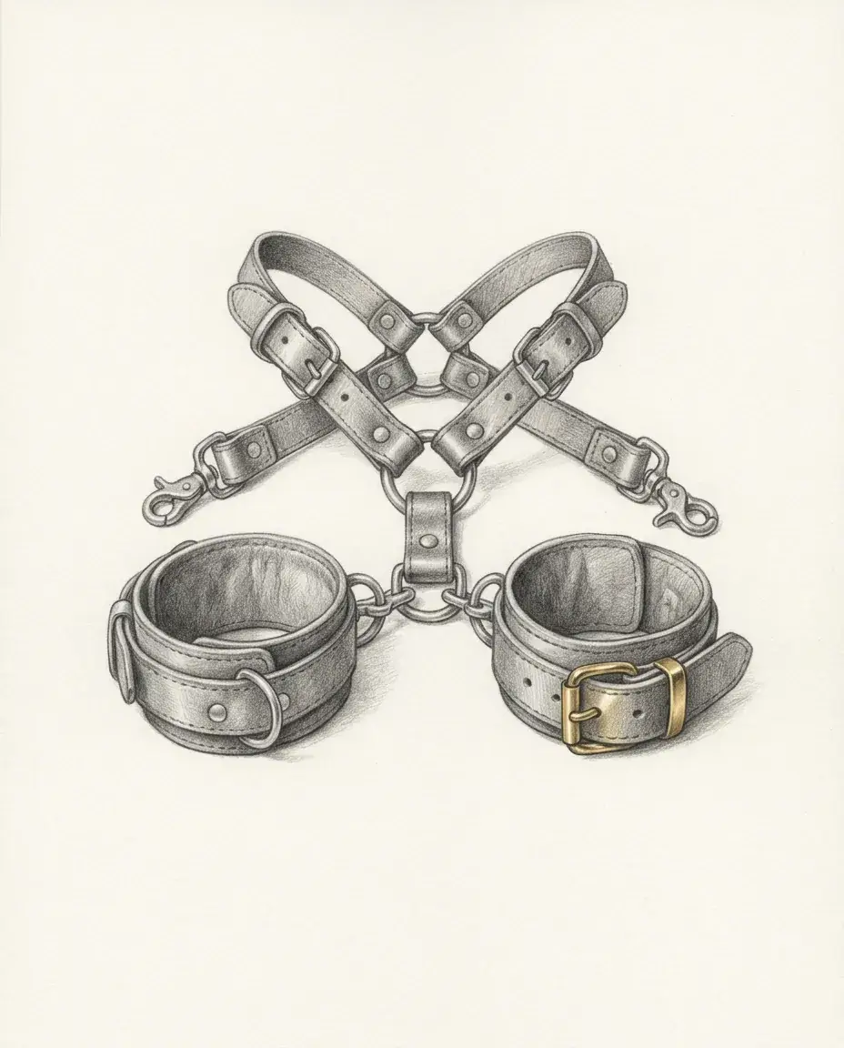 Graphite plate — Spread-Eagle Bondage