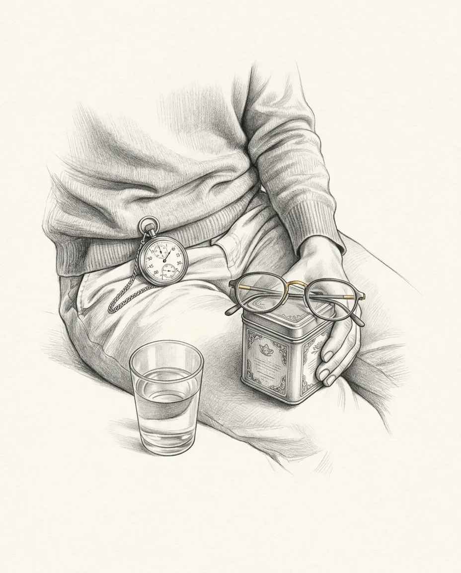 Graphite artwork symbolising Stomach Noise Fetish