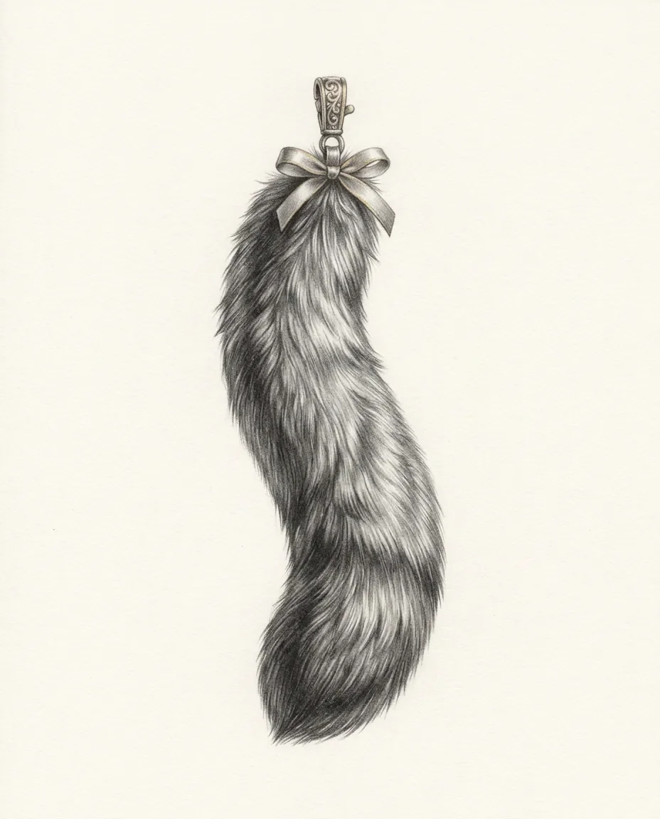 Graphite artwork symbolising Tail Fetish