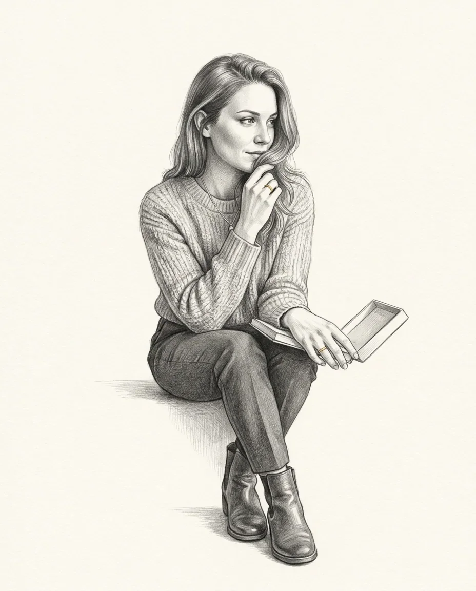 Graphite artwork symbolising Tease and Denial