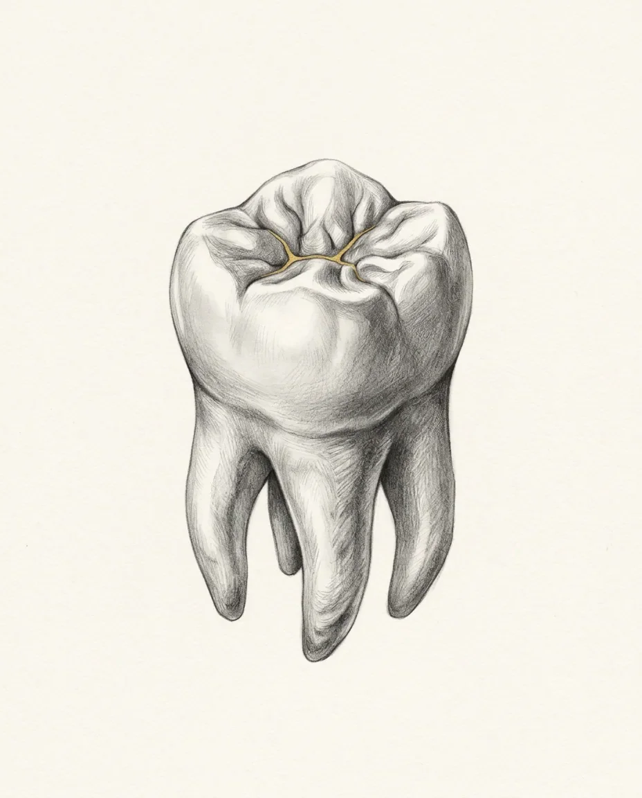 Graphite artwork symbolising Teeth Fetish