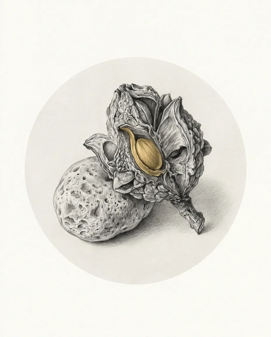 Graphite artwork symbolising Texture Fixation