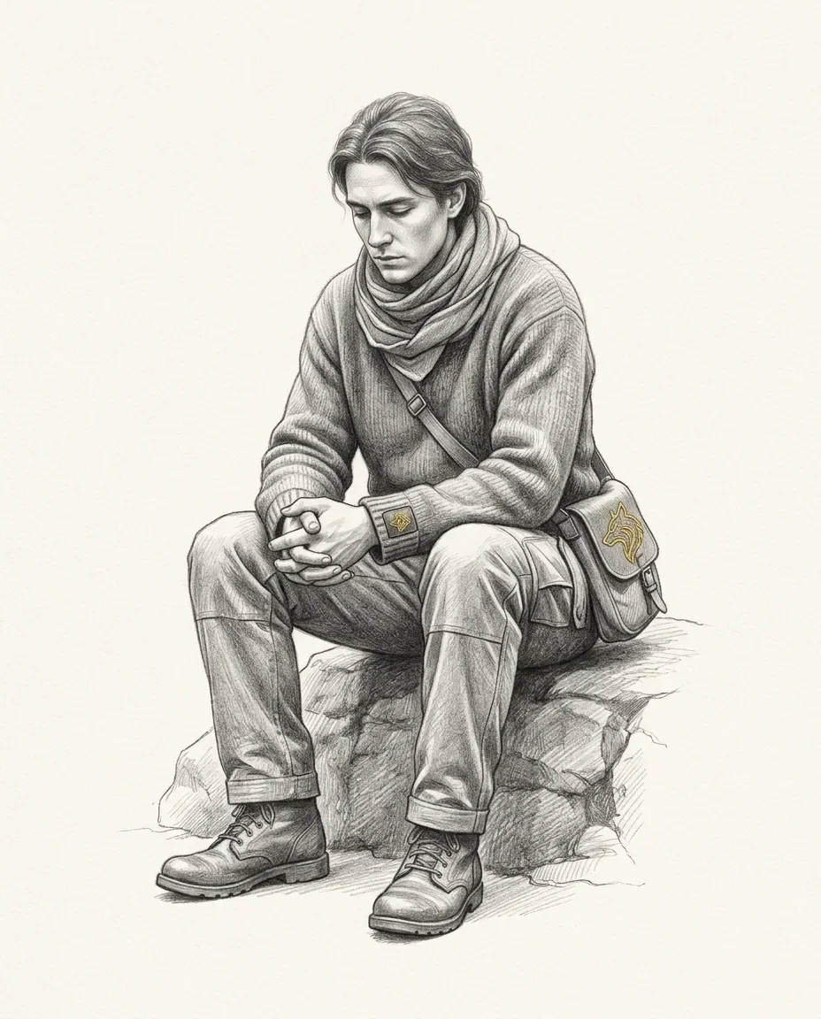 Graphite artwork symbolising Therianthropy / Therian Identity