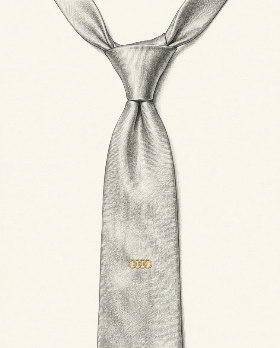 Graphite artwork symbolising Tie Fetish