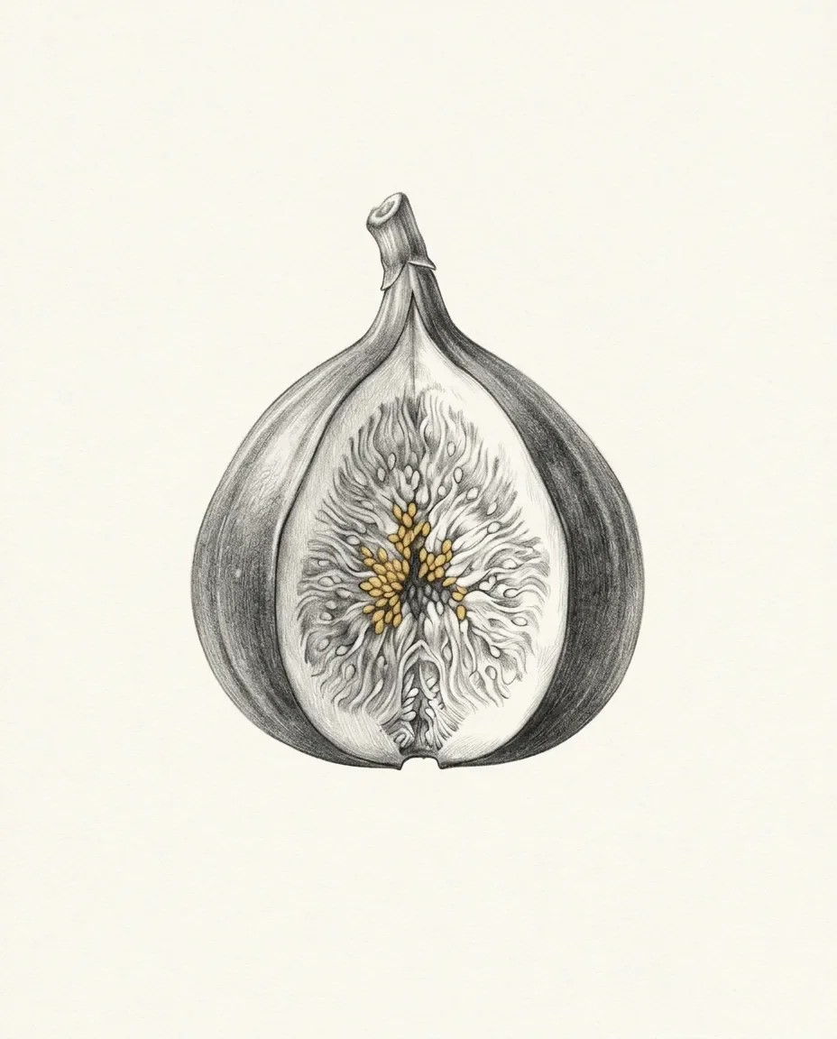 Graphite artwork symbolising Vulva Fetish