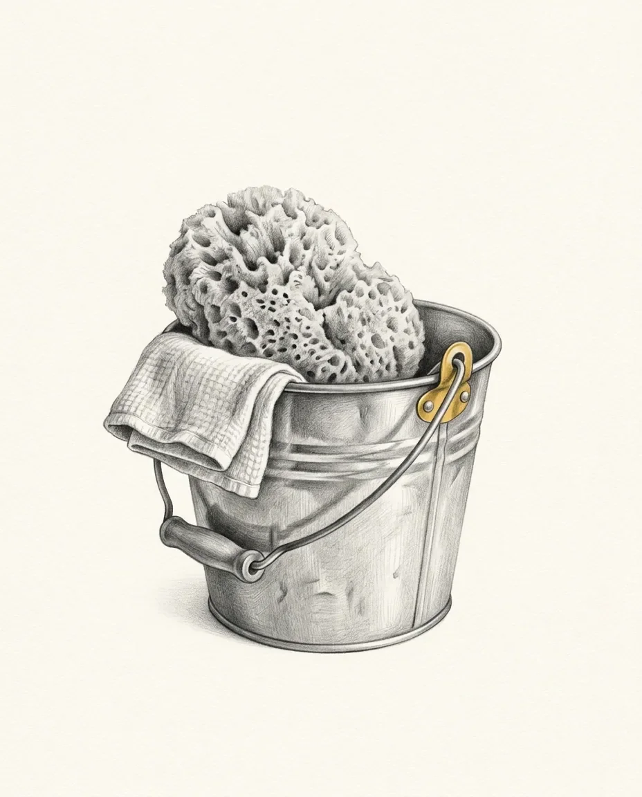 Graphite artwork symbolising Wet & Messy (WAM / Sploshing)