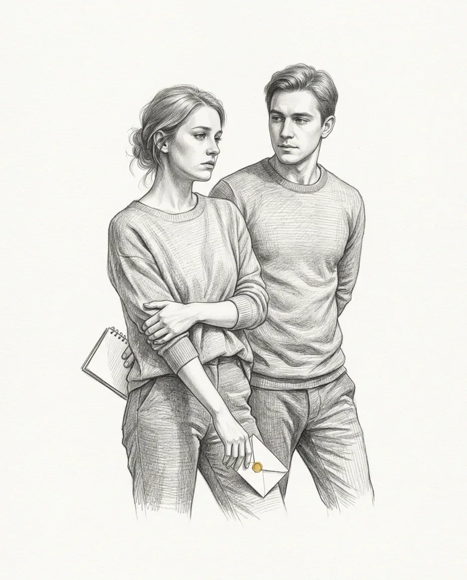 Graphite artwork symbolising Jealousy Fetish