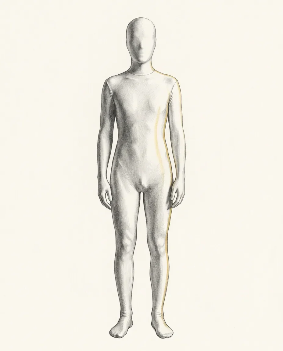Graphite artwork symbolising Zentai